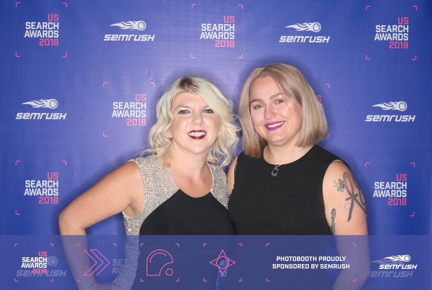 Amanda Friedt at the 2018 US Search Awards with the Aimclear team.